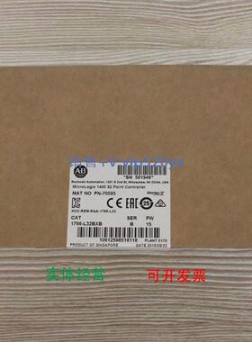 现货供应1766-L32BXB美国AB罗克韦尔PLC模块MIcroLogix1400