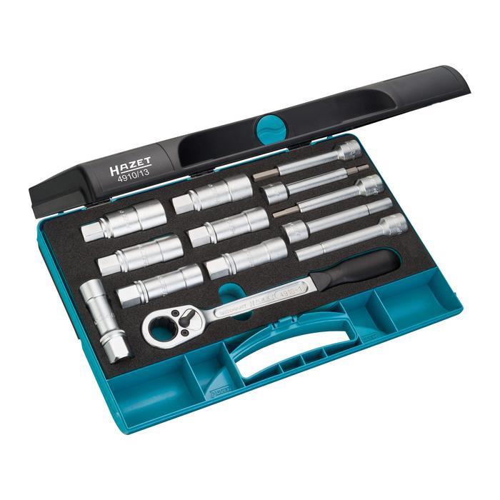 德国Hazet哈蔡特4910/13大众奥迪避震专用减震器拆装套筒棘轮扳手