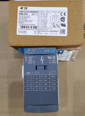 原装ABB/TE直通式螺丝夹配电接线端子 DBL250 1SNL325010R0000议