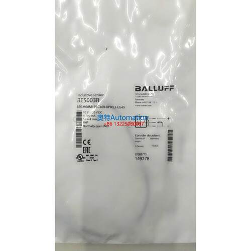 全新BALLUFF BES003R BES M08MI-PSC40B-BP00,3-GS49原装议价$