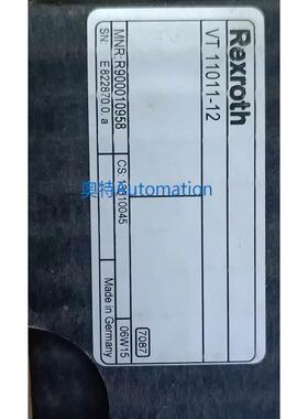 力士乐放大器VT11011-12 R900010958全新原装议价$