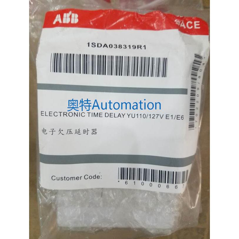 原装ABB延时继电器 Time Delay Device -YU 110/127V E1/6议价*
