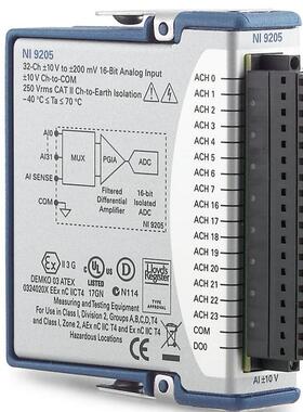 配件全新原装正品NI 9205 779357-01 C系列电压输入模块议价