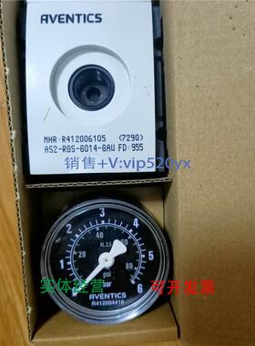 现货供应Aventics R412006105 | 安沃驰气动调压阀带有压力表