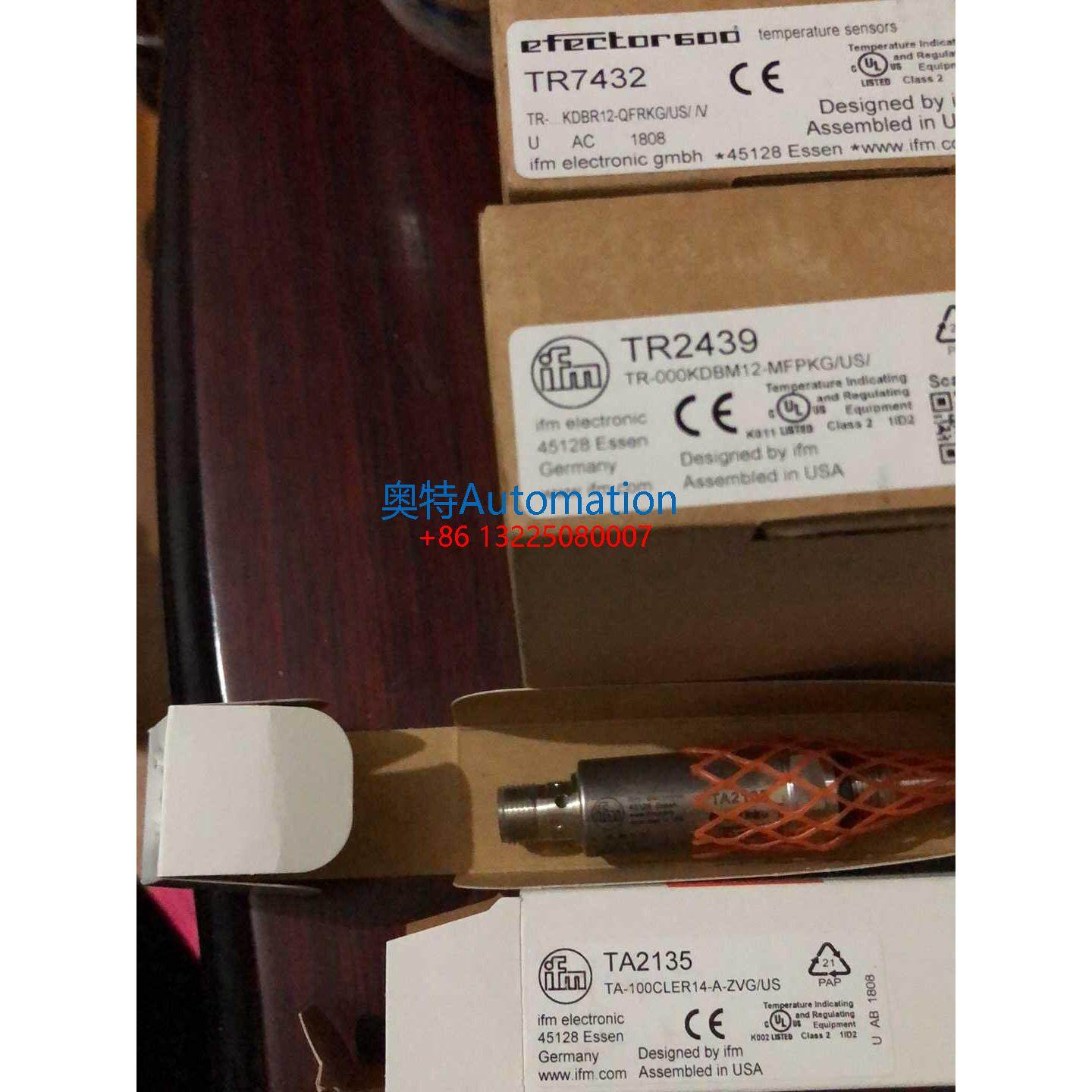 全新原装易福门IFM TR2439 TR7432 TA2135温度传感器现货议价$