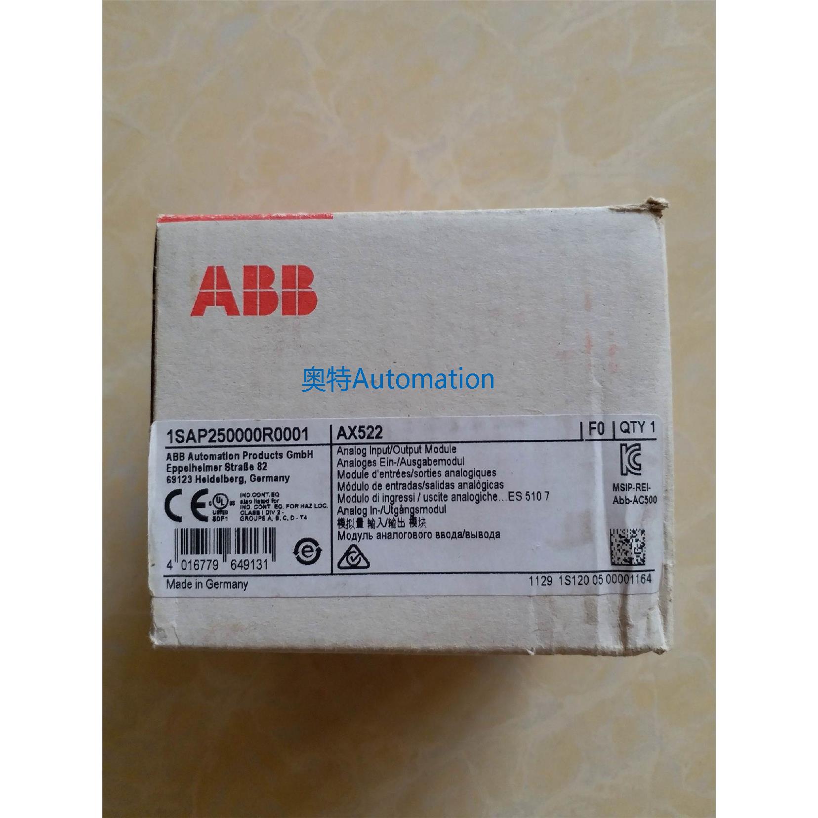 ABB AX522 ABB PLC全新原装议价议价$