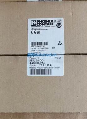 菲尼克斯IBIL24DO4-2MBD-PAC 2861988全新未拆封现货 多多咨询议