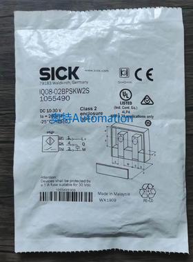 全新原装 SICK西克 IQ08-02BPSKW2S 传感器 1055490 现货销售议价