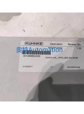 KHS吹瓶机Ethercat I/O模块 Kuhnke 50380075 69120000议价$