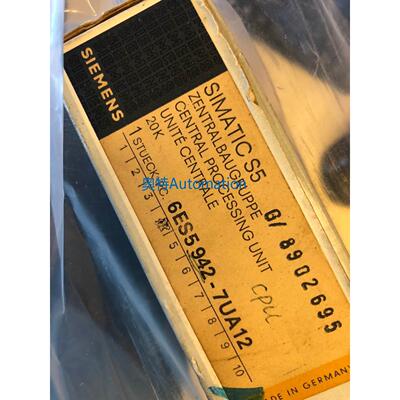 SIEMENS模块6ES5942-7UA12 S5 942 CPU F. S5-115U PC RAM 现货议