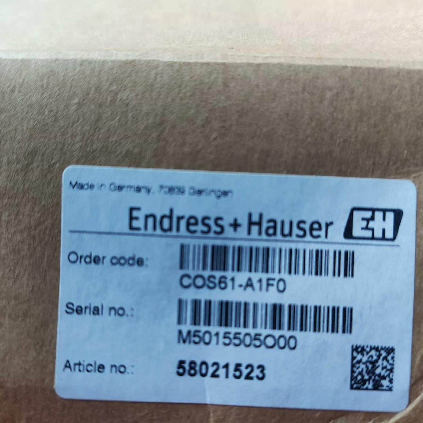 配件全新 E+H 溶解氧探头COS61-A1F0议价议价