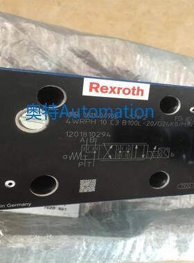 力士乐伺服阀R901493886比例阀4WRPEH10C3B100L-3X/M/24A1液压阀