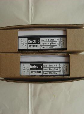 配件全新 现货Knick P27036H1 科尼克通用隔离放大器 V议价