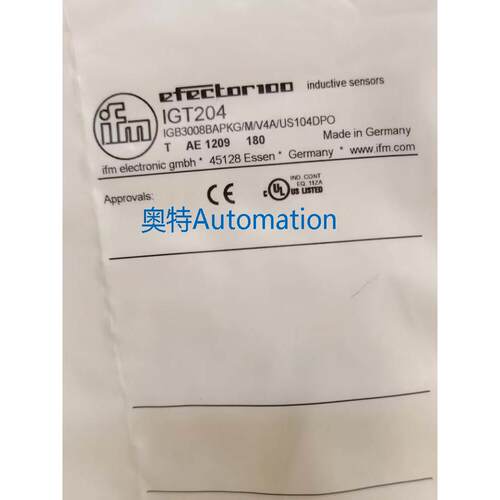 IFM IGT205 IGT204 IGT220 IGT241 全新原装易福门 现货议价$