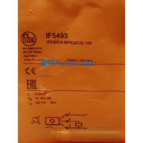 IFM E30451 IER204 IF5249 IF5493 全新原装易福门 现货议价$