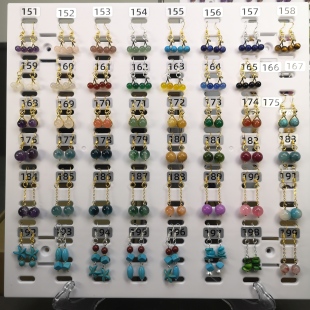 直播看货151 原创设计耳饰天然翡翠水晶玉石碧玺玛瑙玉髓 C版