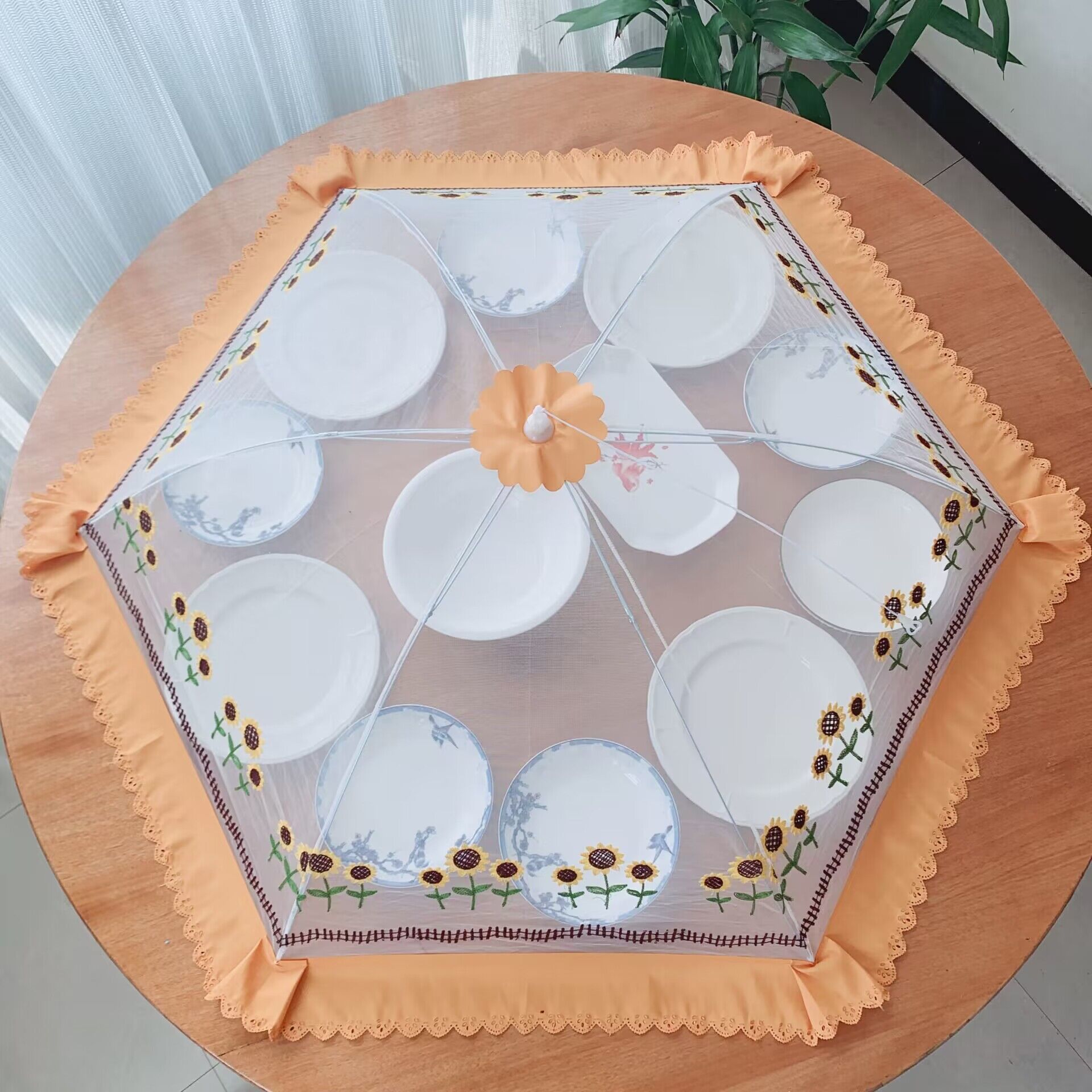 饭菜罩子可折叠防蚊菜罩子