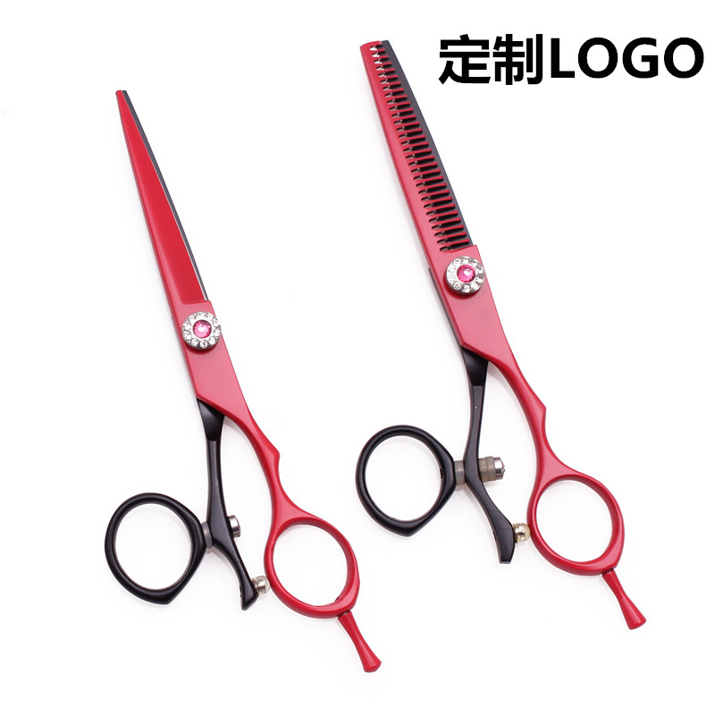 5.5/6发型师专业美发剪360度旋转柄理发剪刀平剪刘海打薄牙剪套装