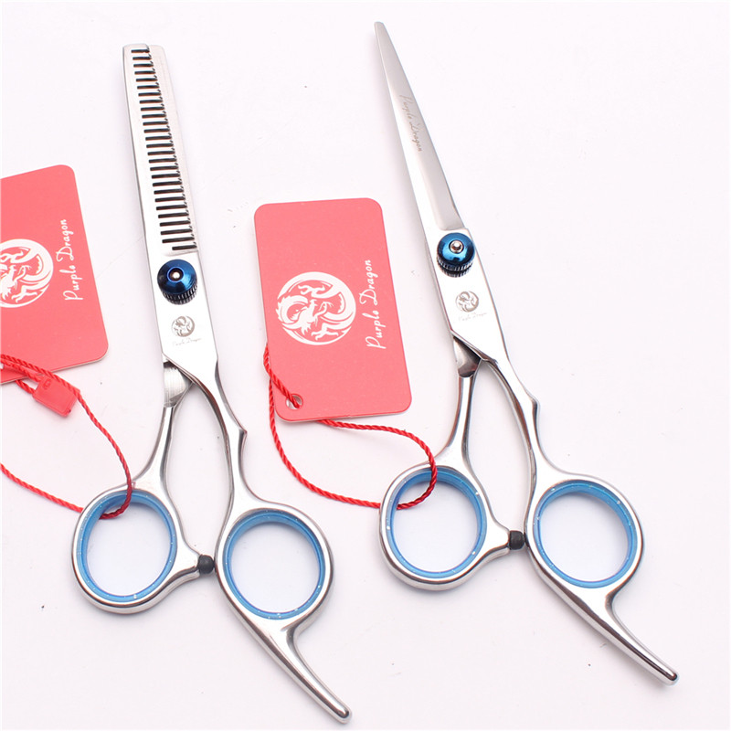 紫龙6.0/6.5寸美发剪刀平剪黑色螺丝理发剪刀牙剪 打薄剪 刘海剪