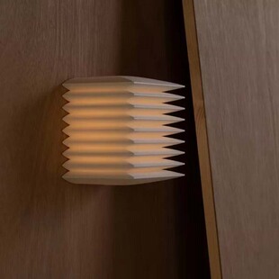 日式中古卧室过道灯茶室民宿客厅背景墙方块楼梯装饰氛围壁灯