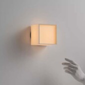 日式 饰氛围壁灯 中古卧室过道灯茶室民宿客厅背景墙方块楼梯装