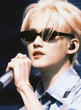 沉沦了周柯宇同款猫眼黑色墨镜方圆脸显瘦复古遮阳痞帅太阳眼镜酷