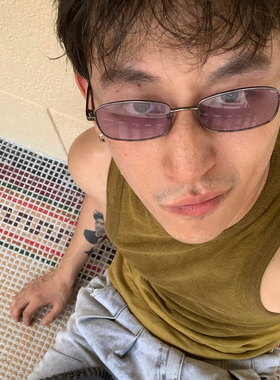 小张扬网红窄方形金属茶框紫色太阳眼镜男士潮牌个性拽酷遮阳墨镜