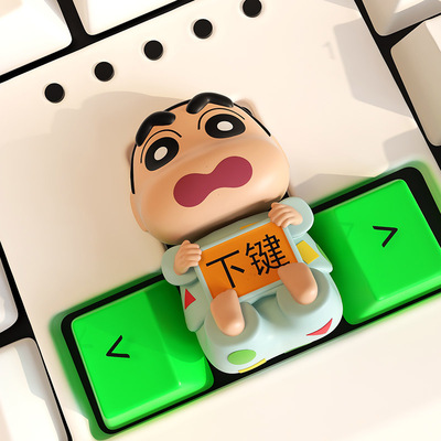 蜡笔小新树脂机械键盘帽