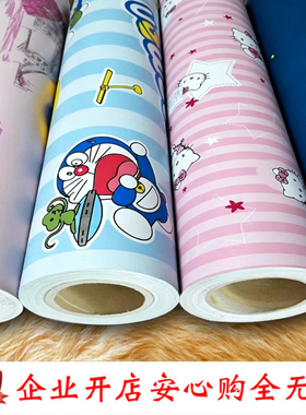 墙纸自粘卧室女孩温馨壁纸可爱