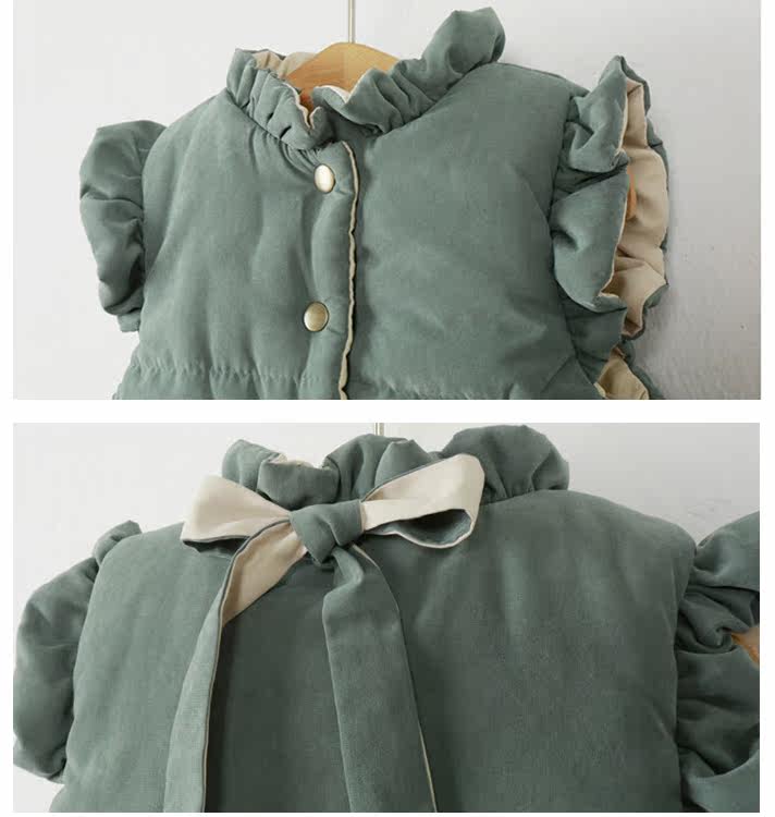 Gilet fille en Toile de coton - Ref 2070627 Image 4