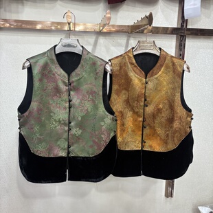 芮芙妮8802专柜正品早春新款妈妈装新中式时尚气质百搭高端马甲女