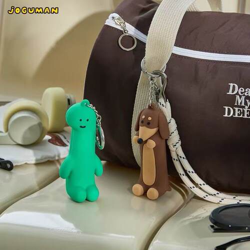 LINE FRIENDS  JOGUMAN TOGETHER系列MINI收纳袋钥匙扣