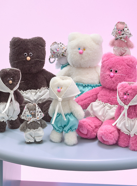 MONAMHEE x GD权志龙联名毛绒玩偶钥匙扣迷你包挂件坐立公仔礼物