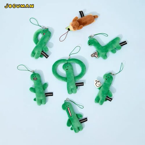 LINE FRIENDS  JOGUMAN TOGETHER 系列 随机毛绒手机挂件