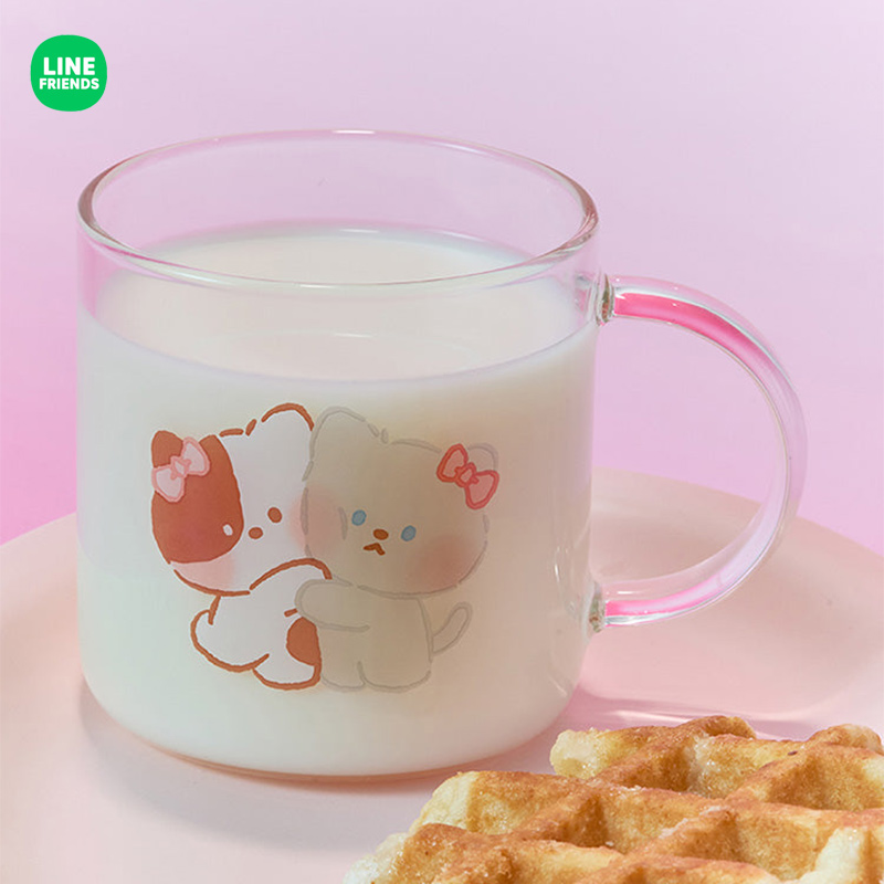 LINEFRIENDS玻璃水杯马克杯