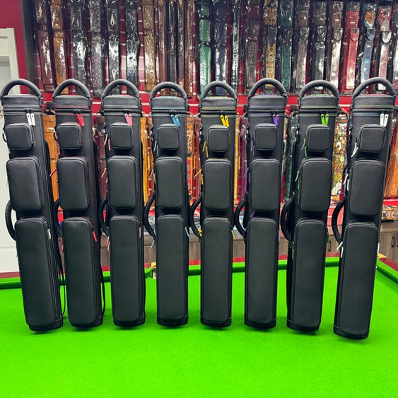 In stock JB John Barton colored thread full of handmade nylon cloth black eight or nine ball big head billiard cue bucket barrel
