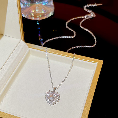 气质百搭甜美小众网红风钛钢项链