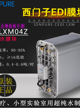 IONPURE西门子EDI膜块IP-LXM04Z小型实验室0.5吨超纯水去离子膜堆