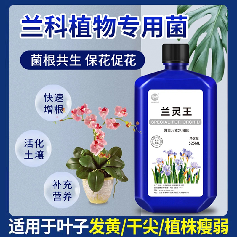 兰灵王兰花科营养液活化剂专用肥料菌群蝴蝶兰君子兰营养肥液墨兰-封面