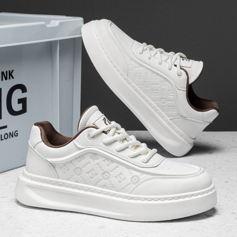 男鞋2026新款春季百搭男款新潮板鞋运动休闲防滑高级感男士小白鞋