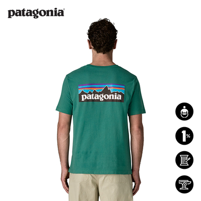 patagonia男士棉质短袖T恤