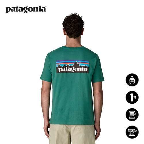 patagonia男士棉质短袖T恤