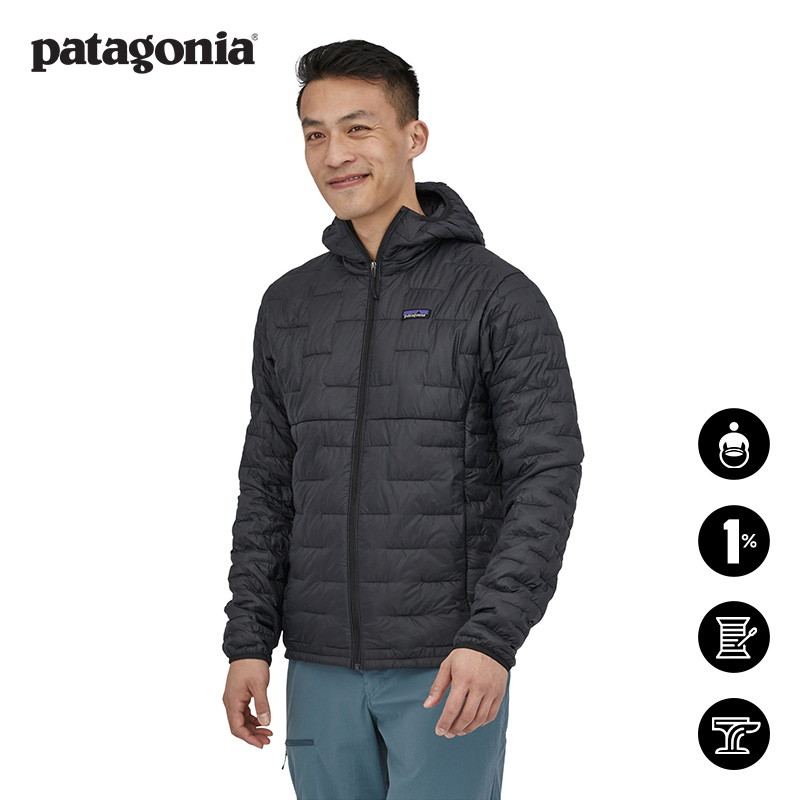 patagonia男士连帽棉服