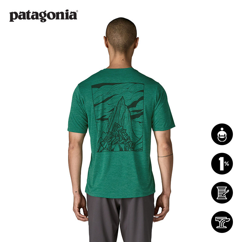 patagonia男士速干短袖T恤图片