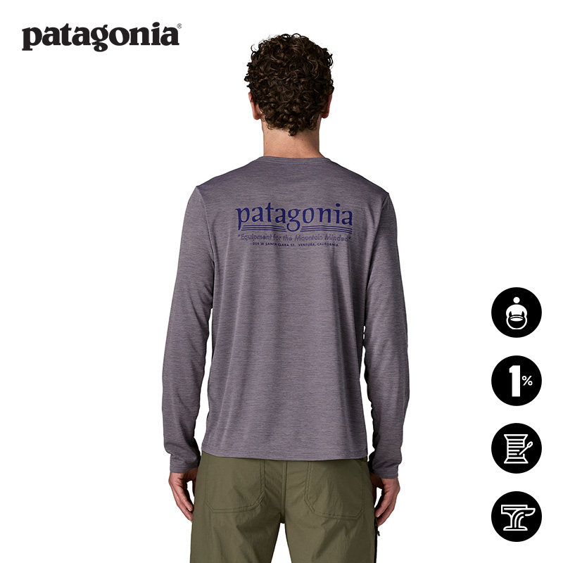 patagonia男士C1速干长袖T恤图片