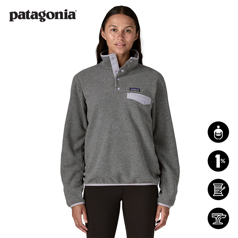 patagonia女士抓绒套头衫