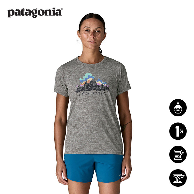patagonia女士速干短袖T恤图片
