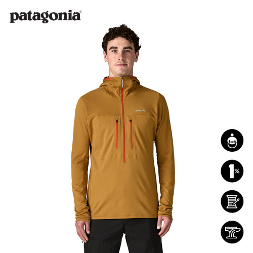 patagonia男士抓绒连帽衫