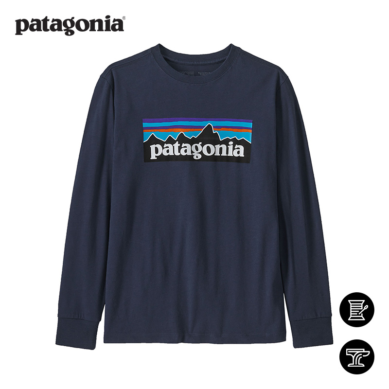 儿童棉质长袖T恤 62256 patagonia巴塔哥尼亚 户外/登山/野营/旅行用品 户外休闲衣 原图主图