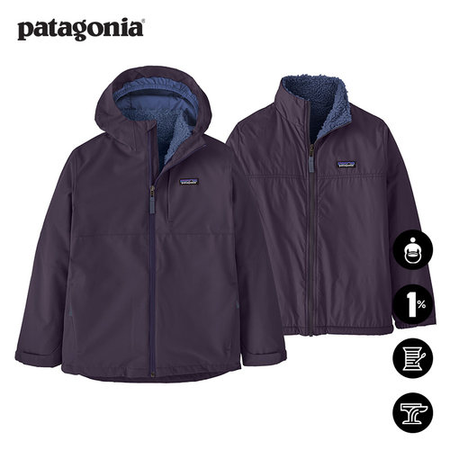 patagonia大童四合一防水夹克